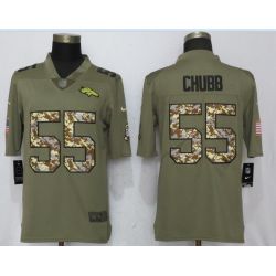 Cheap Bradley Chubb Broncos Jersey From China Salute To Service #55