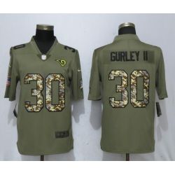 Cheap Todd Gurley II Rams Jersey From China Salute To Service #30