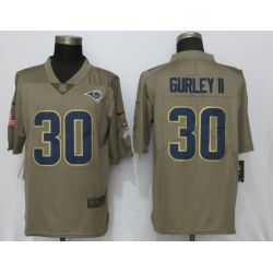 Cheap Todd Gurley II Rams Jersey From China Salute To Service #30