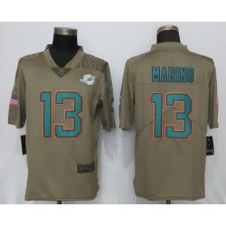 Cheap Dan Marino Dolphins Jersey From China Salute To Service #13