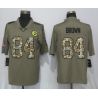 Cheap Antonio Brown Steelers Jersey From China Salute To Service #84