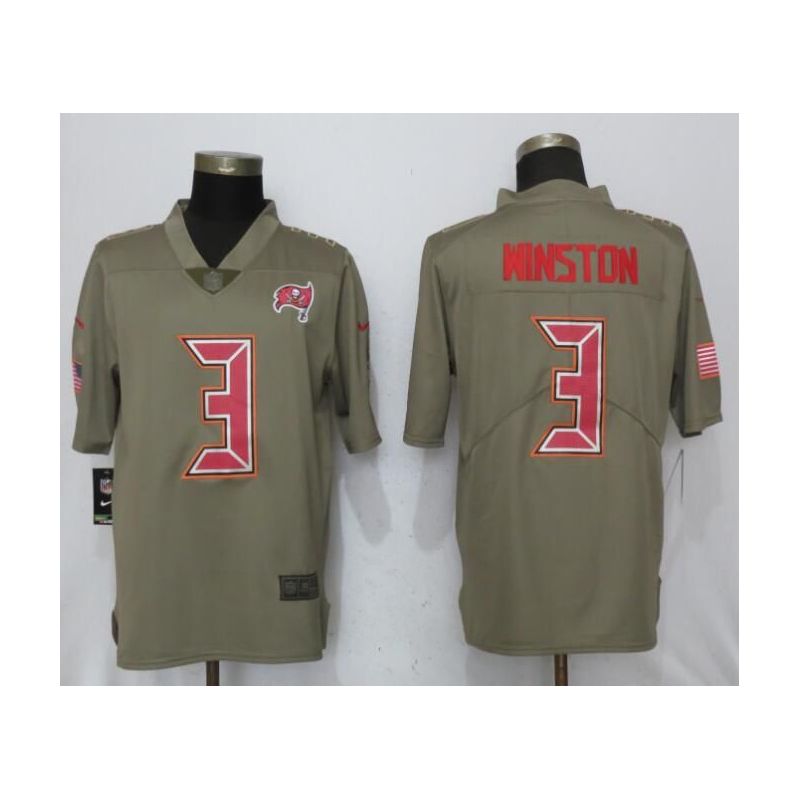 Cheap Jameis Winston Buccaneers Jersey From China Salute To Service #3