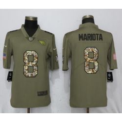 Cheap Marcus Mariota Titans Jersey From China Salute To Service #8