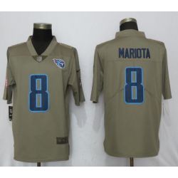 Cheap Marcus Mariota Titans Jersey From China Salute To Service #8