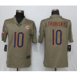 Cheap Mitchell Trubisky Bears Jersey From China Salute To Service #10