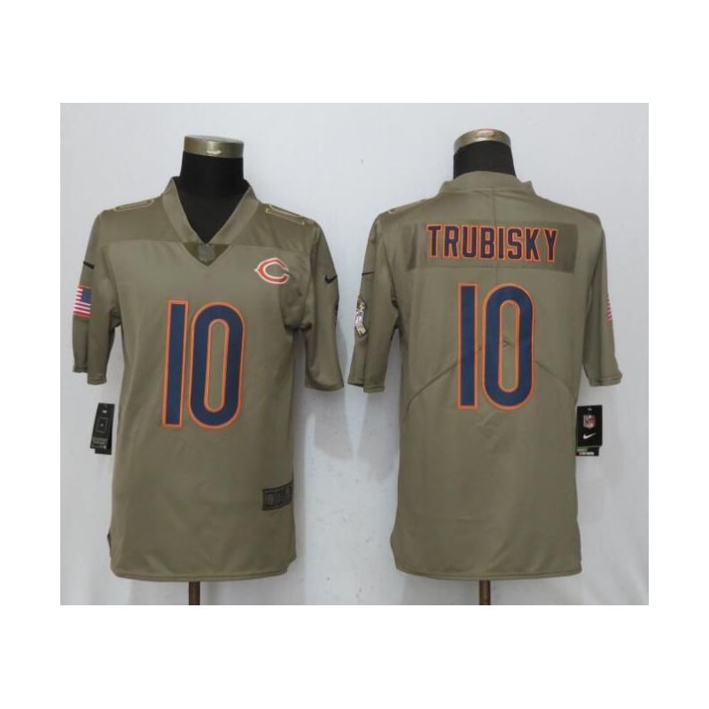 Cheap Mitchell Trubisky Bears Jersey From China Salute To Service #10