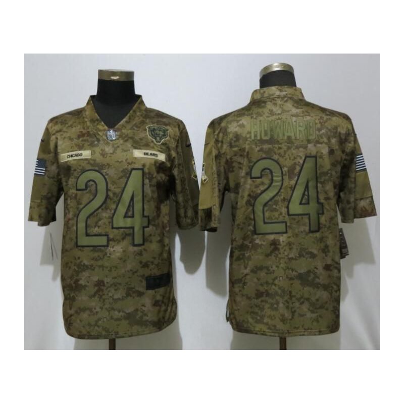 Cheap Jordan Howard Bears Jersey From China Salute To Service #24