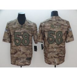 Cheap Von Miller Broncos Jersey From China Salute To Service #58