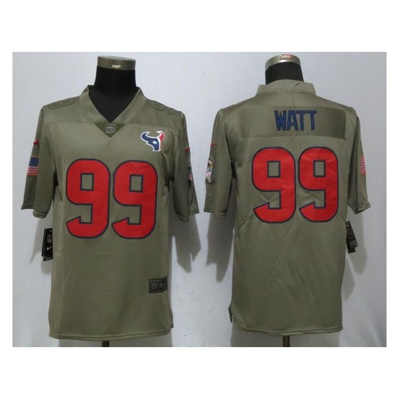 Cheap JJ Watt Texans Jersey From China Salute To Service #99