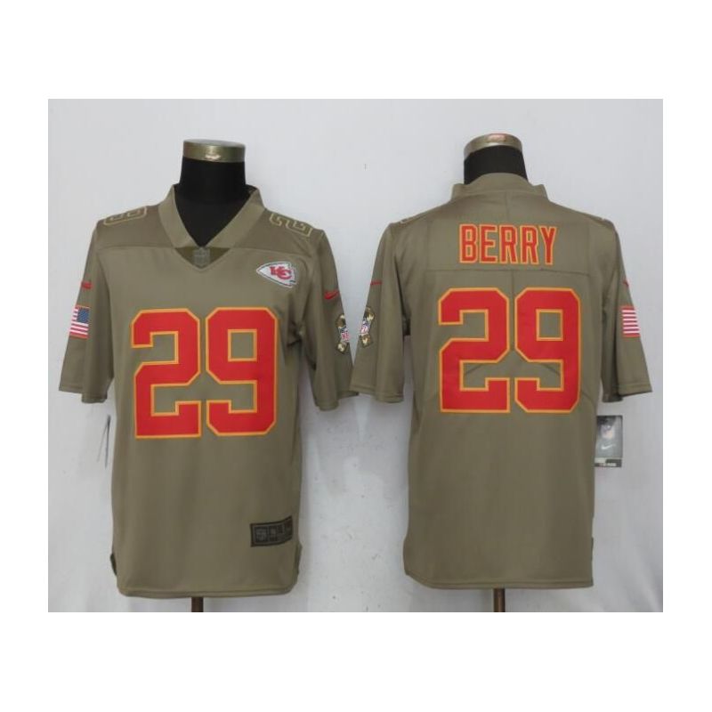 Cheap Eric Berry Chiefs Jersey From China Salute To Service #29