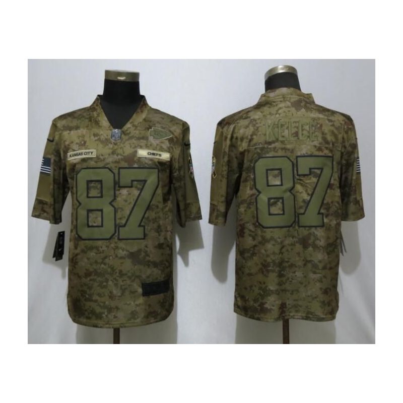 Cheap Travis Kelce Chiefs Jersey From China Salute To Service #87