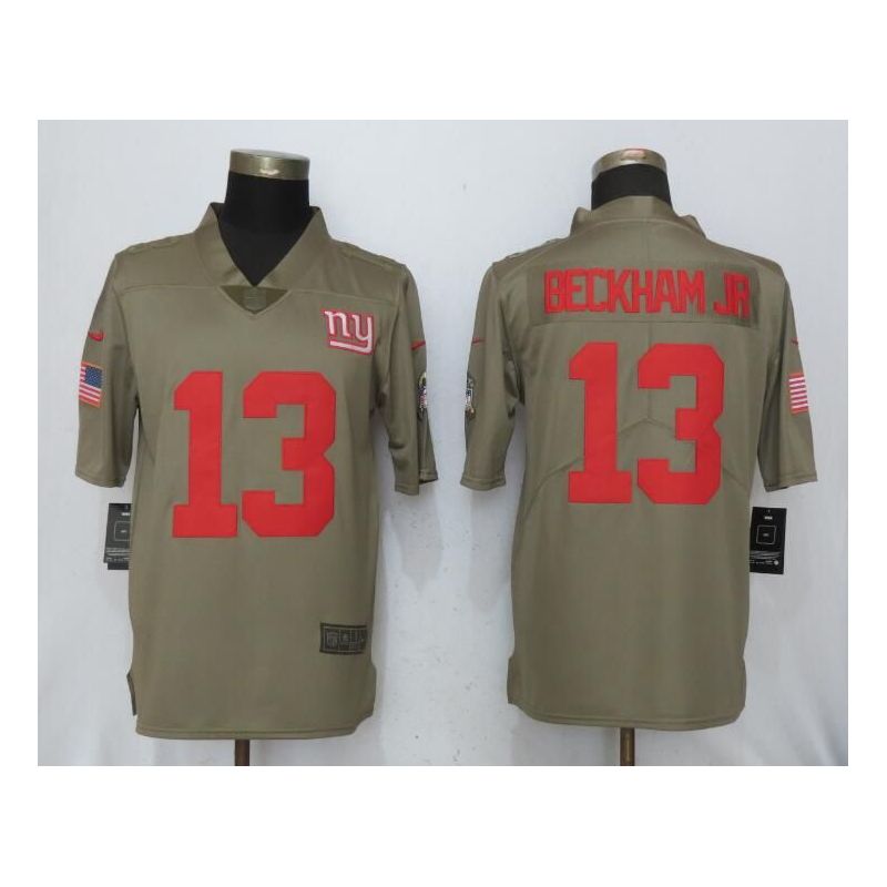 Cheap Odell Beckham Giants Jersey From China JR Salute To Service #13