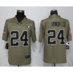 Cheap Marshawn Lynch Raiders Jersey From China Salute To Service #24