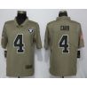 Cheap Derek Carr Raiders Jersey From China Salute To Service #4