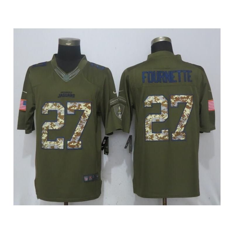 Cheap Leonard Fournette Jaguars Jersey From China Salute To Service #27