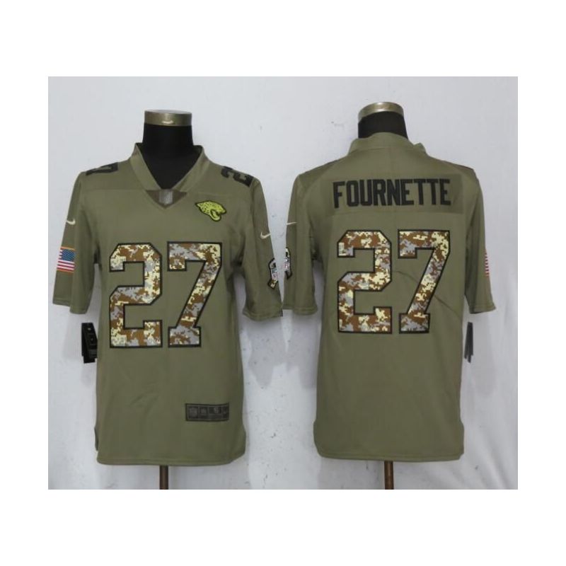 Cheap Leonard Fournette Jaguars Jersey From China Salute To Service #27