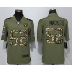 Cheap Khalil Mack Raiders Jersey From China Salute To Service #52