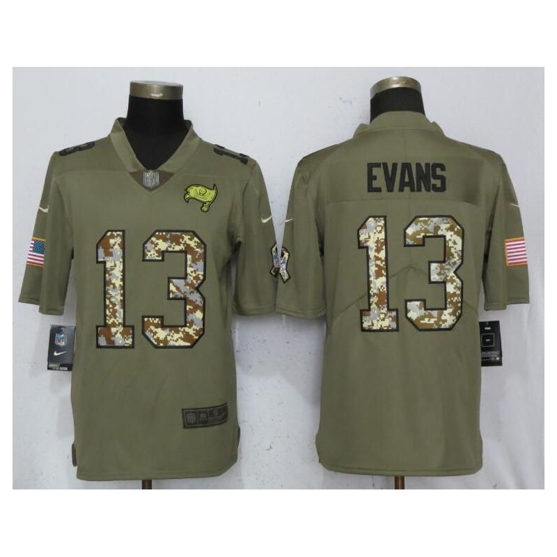 Cheap Mike Evans Buccaneers Jersey From China Salute To Service #13