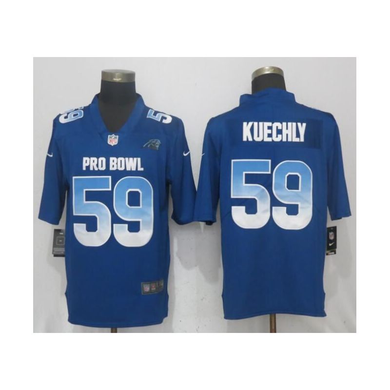 Cheap Luke Kuechly Panthers Jersey From China Blue 2018 Pro Bowl #59