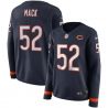 Cheap Khalil Mack Bears Jersey From China Blue Therma Long Sleeve #52