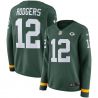 Cheap Aaron Rodgers Packers Jersey From China Green Therma Long Sleeve #12