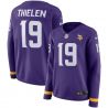 Cheap Adam Thielen Vikings Jersey From China Purple Therma Long Sleeve #19