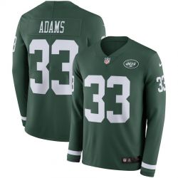 Cheap Jamal Adams Jets Jersey From China Green Therma Long Sleeve #33