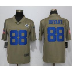Cheap Dez Bryant Cowboys Jersey From China Olive Salute To Service #88