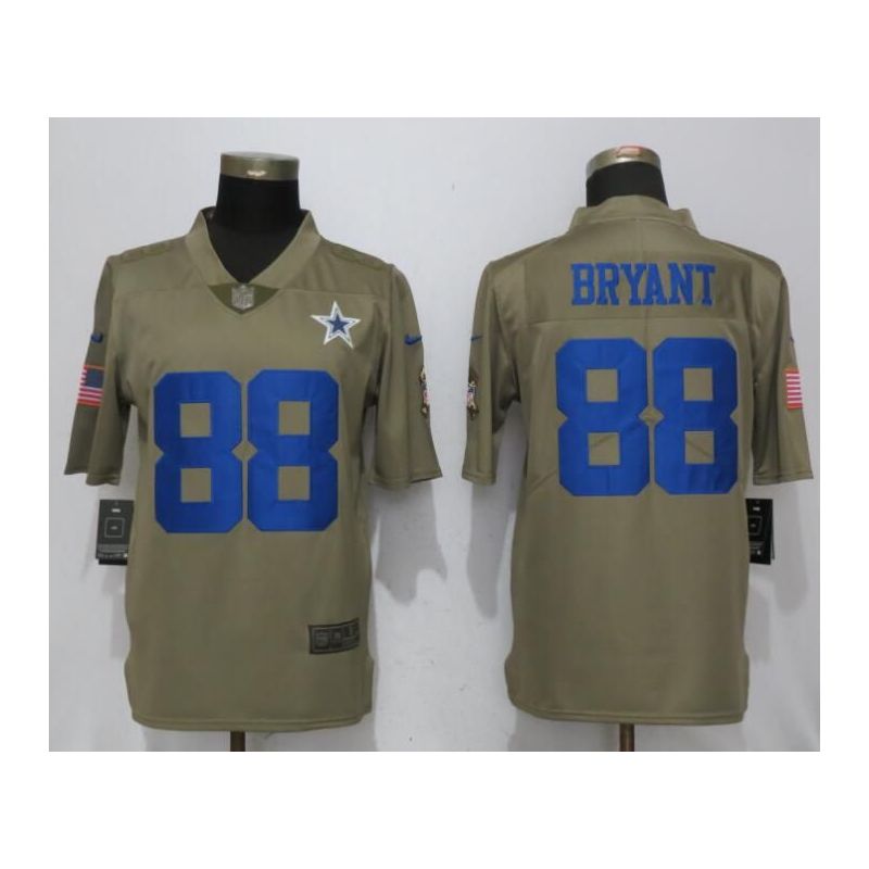Cheap Dez Bryant Cowboys Jersey From China Olive Salute To Service #88