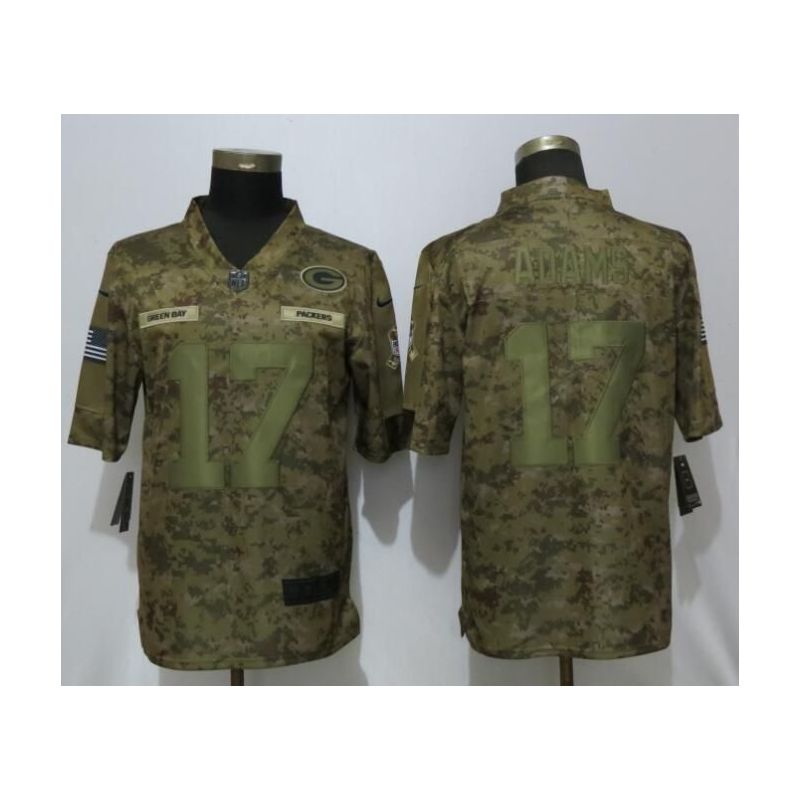 Cheap Davante Adams Packers Jersey From China Camo Salute To Service #17