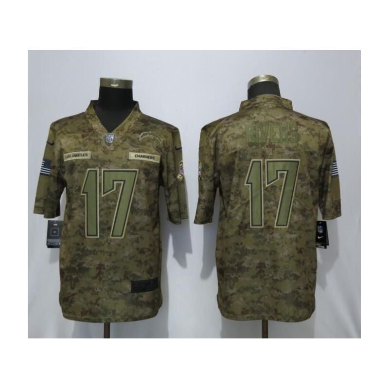 Cheap Philip Rivers Chargers Jersey From China Camo Salute To Service #17