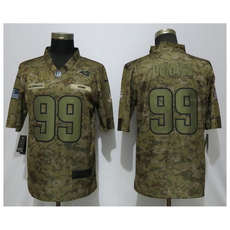 Cheap Aaron Donald Rams Jersey From China Camo Salute To Service #99