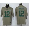 Cheap Joe Namath Jets Jersey From China Olive Salute To Service #12