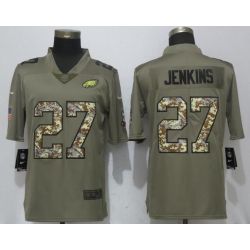 Cheap Malcolm Jenkins Eagles Jersey From China Olive Salute To Service with camo font #27