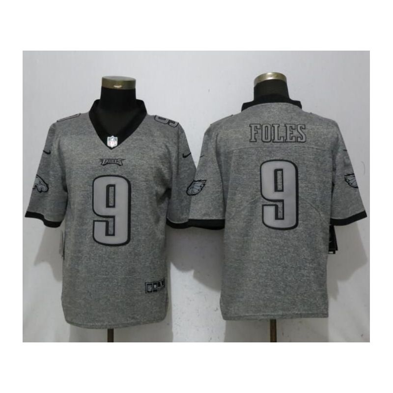 Cheap Nick Foles Eagles Jersey From China Gridiron Gray Vapor Untouchable #9