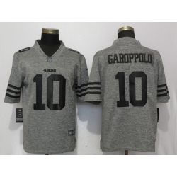 Cheap Jimmy Garoppolo 49ers Jersey From China Gridiron Gray Vapor Untouchable #10
