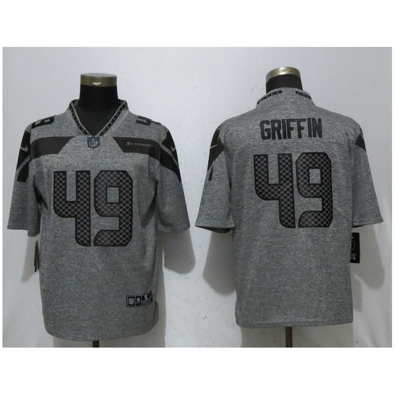 Cheap Shaquem Griffin Seahawks Jersey From China Gridiron Gray Vapor Untouchable #49