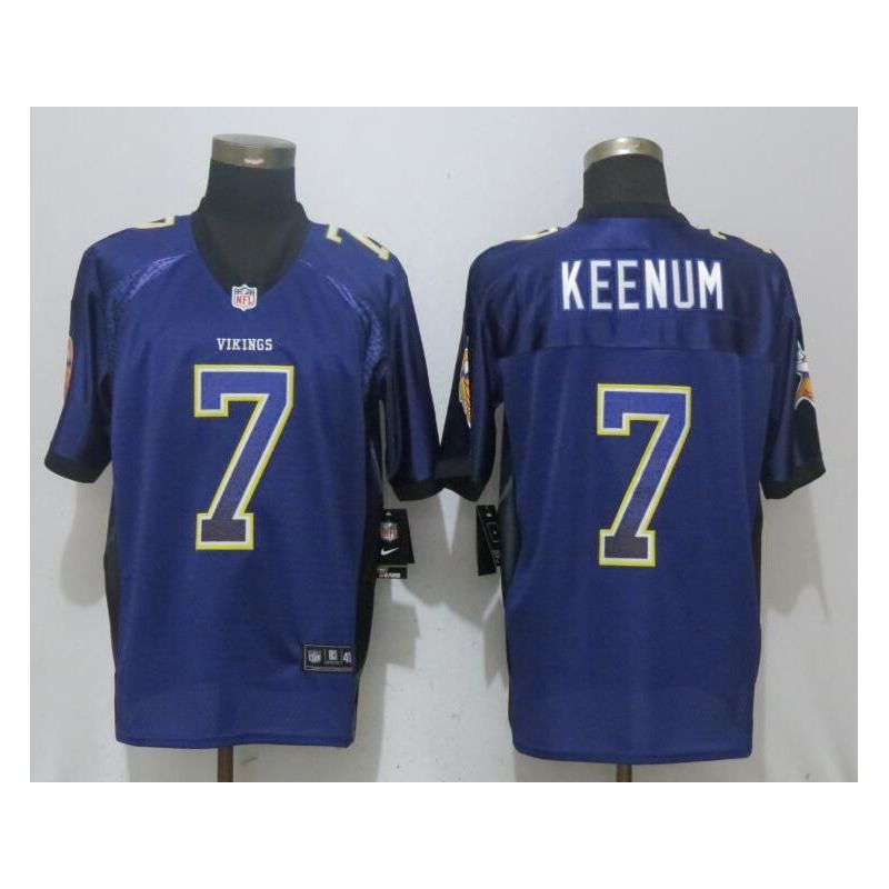 Cheap Case Keenum Vikings Jersey From China Purple Drift Fashion #7