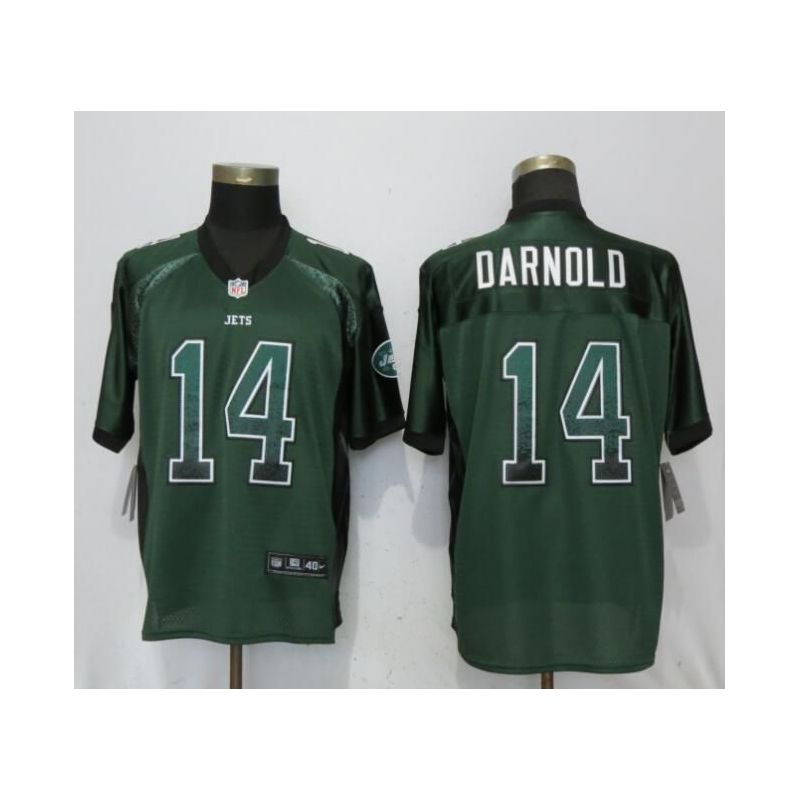 Cheap Sam Darnold Jets Jersey From China Green Drift Fashion #14