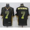 Cheap Ben Roethlisberger Steelers Jersey From China Black Drift Fashion #7