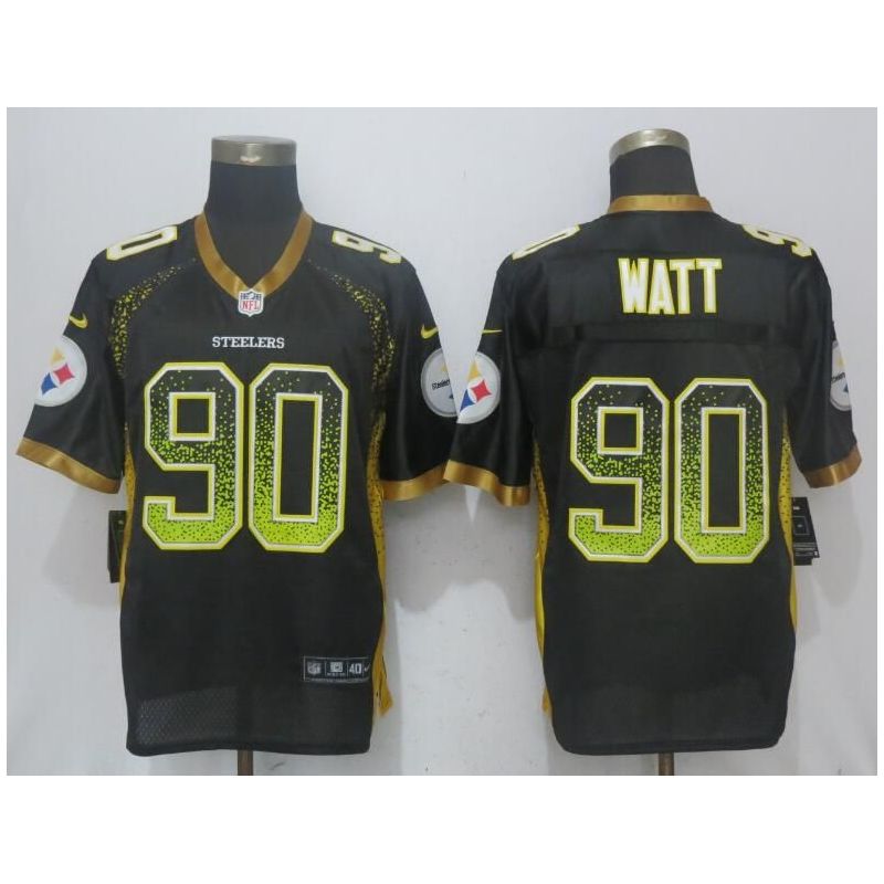 Cheap TJ Watt Steelers Jersey From China Black Drift Fashion #90