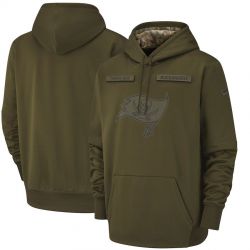 Cheap Buccaneers Hoodie From China Olive Salute to Service Sideline Therma Performance