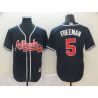 Cheap Freddie Freeman Braves Jersey From China Blue Game #5