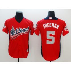 Cheap Freddie Freeman Braves Jersey From China Red 2018 All Star #5