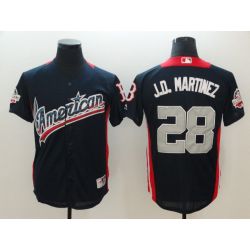 Cheap JD Martinez Red Sox Jersey From China Navy 2018 All Star #28