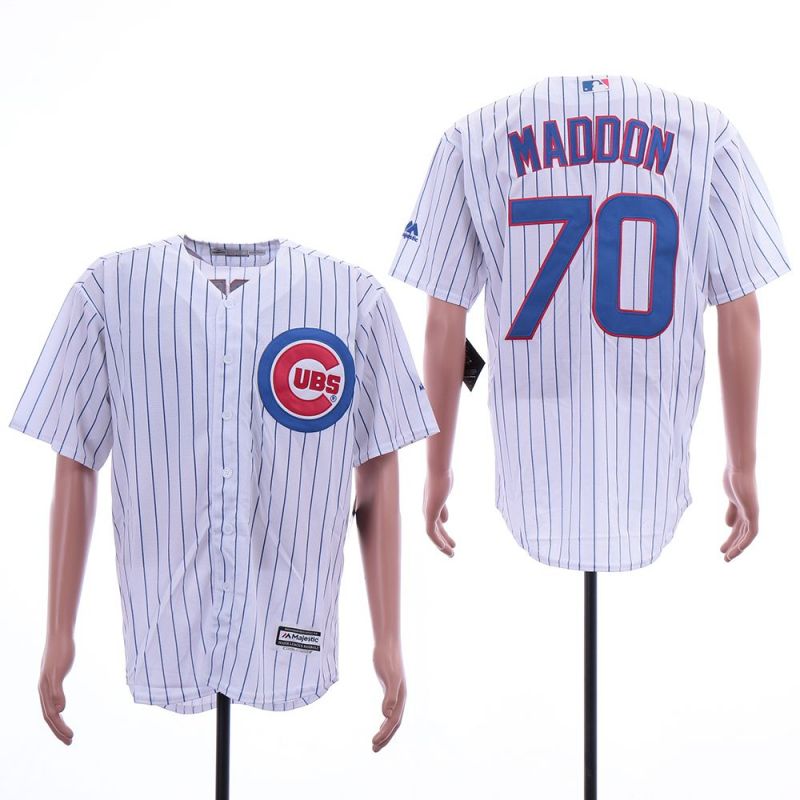 Cheap Joe Maddon Cubs Jersey From China White Game #70