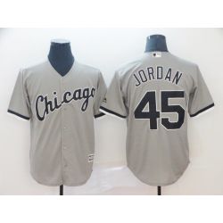 Cheap Michael Jordan White Sox Jersey From China Grey Game #45