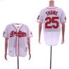 Cheap Jim Thome Indians Jersey From China White Throwback #25