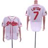 Cheap Kenny Lofton Indians Jersey From China White throwback #7