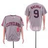 Cheap Carlos Baerga Indians Jersey From China Grey turn back the clock #9